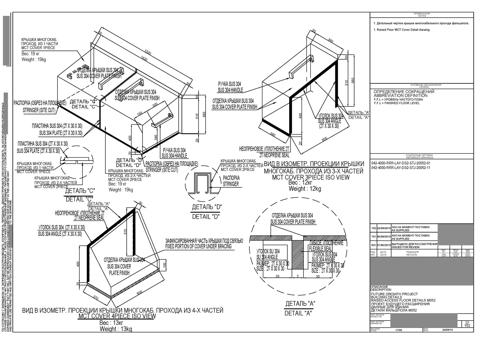 Как выглядит готовый документ: autocad drawing english russian floor details